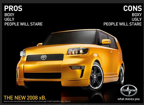 Scion xB ad