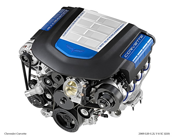 Chevrolet Corvette ZR1 LS9 6.2L V8 engine