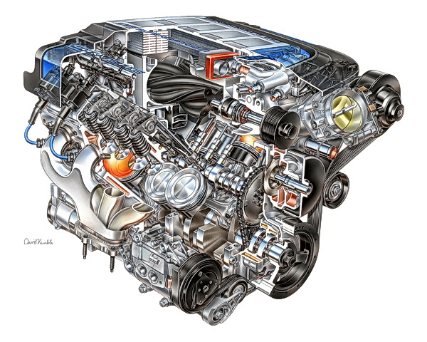 Chevrolet Corvette ZR1 LS9 6.2L V8 engine