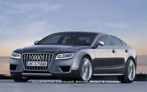 Photo credits: Photos courtesy of Brenda Priddy & Company. Audi A7 Concept