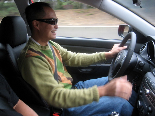Francis' first drive in the Mazdaspeed3