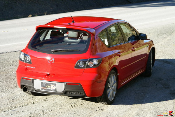  it's way too easy to spill your latte 2008 Mazda Mazdaspeed3