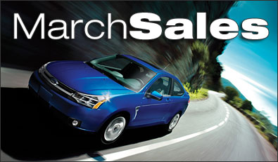 Ford March Sales