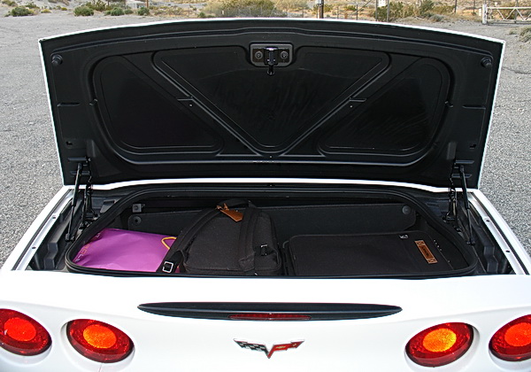 2008 Chevrolet Corvette Convertible - trunk space