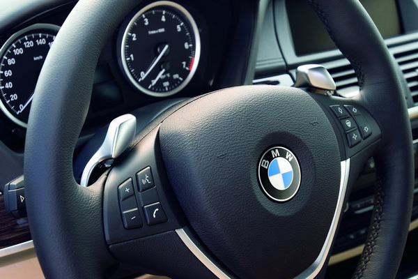 2008 BMW X6 steering wheel