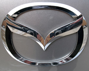 Mazda logo badge