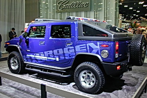 hydrogen powered Hummer H2