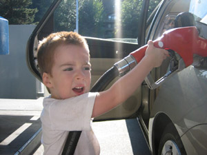 pumping gas