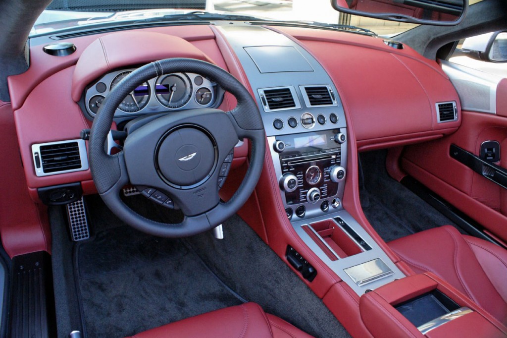 2009 Aston Martin DBS Volante cockpit