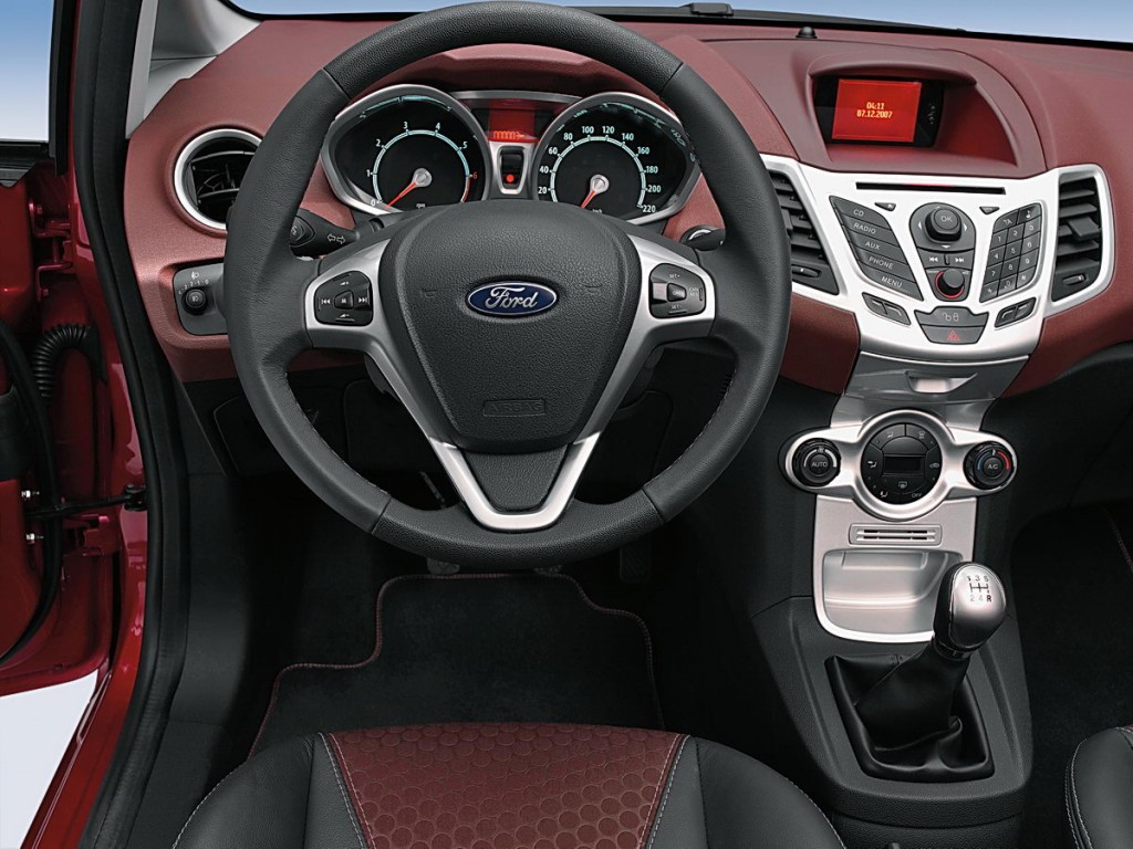 Ford Fiesta driver cockpit