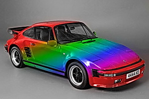 Porsche 911 multi-color paint job