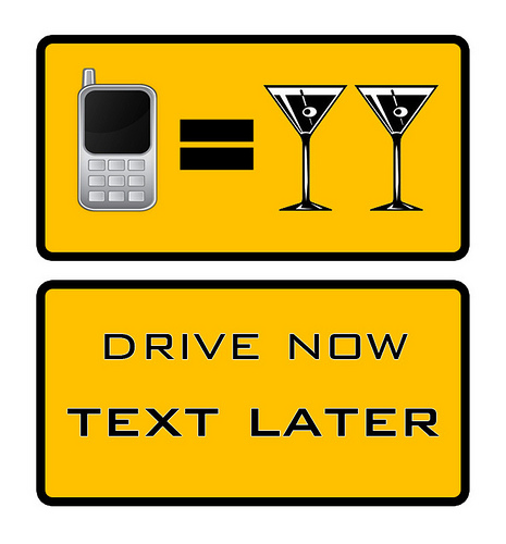 drive now, text later