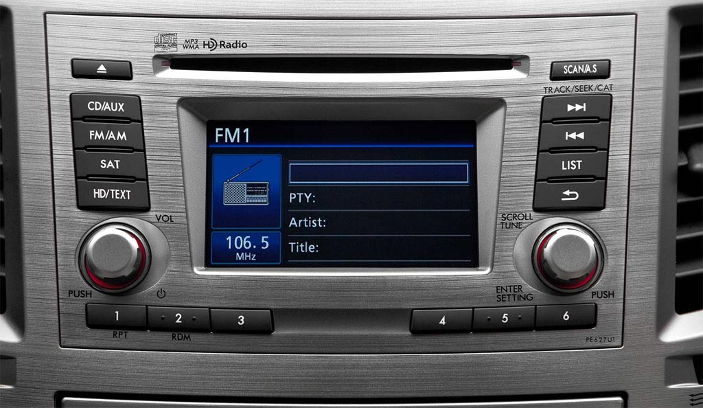 2012 Subaru Outback Stereo