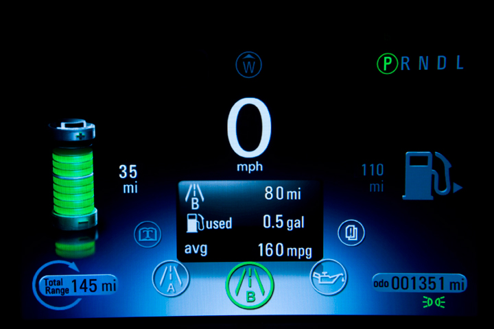 Chevrolet Volt battery status monitor