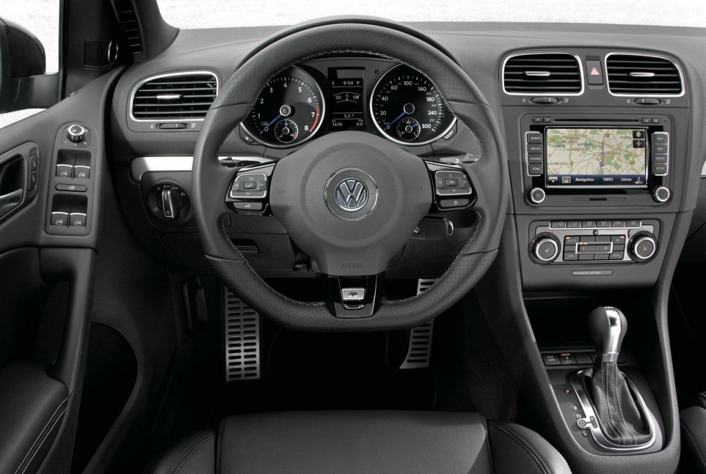 2011 VW Golf R driver's cockpit