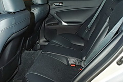 2011 Lexus IS has 13 cubic feet of trunk space