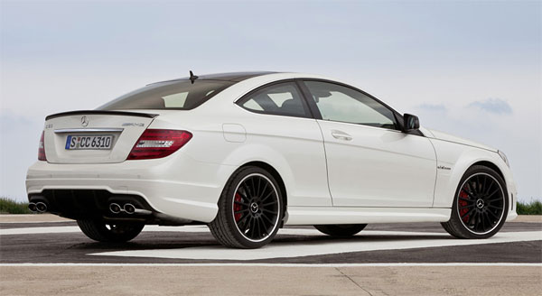 2012-Mercedes-Benz-C63-AMG-Coupe-Rear-Side