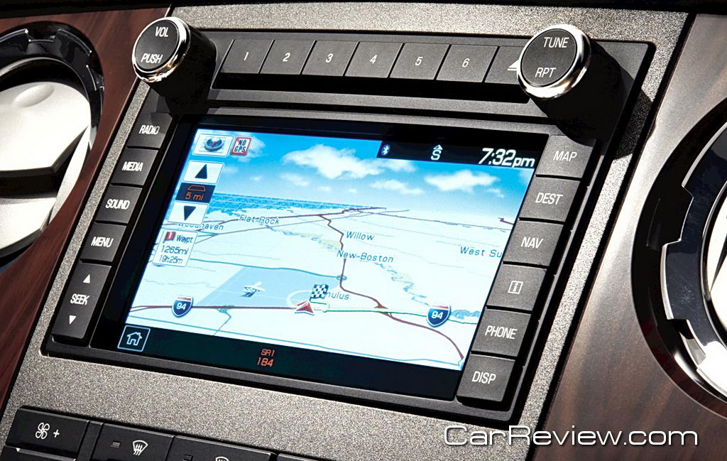 2011 Ford F-Series Super Duty voice-activated navigation system
