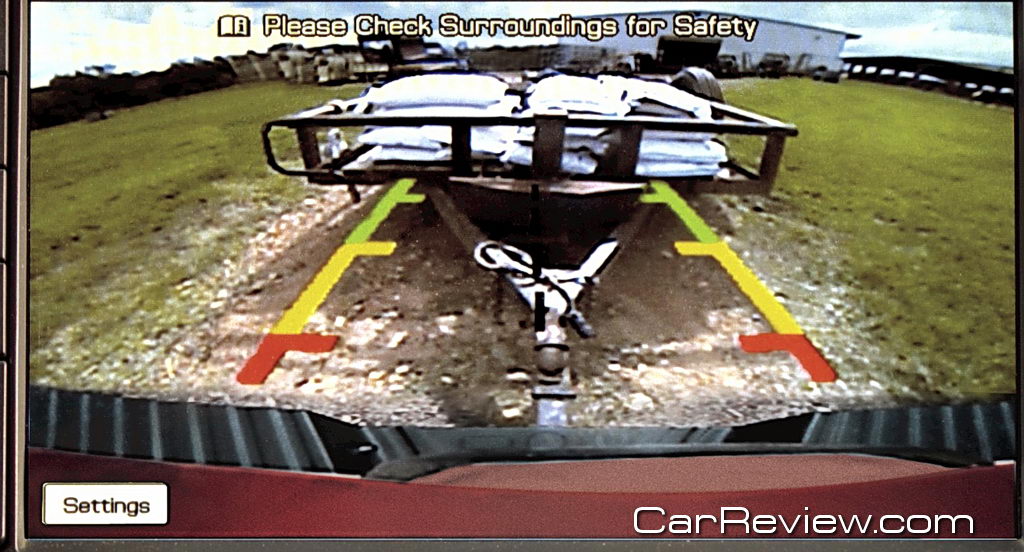 2011 Ford F-Series Super Duty rearview camera option