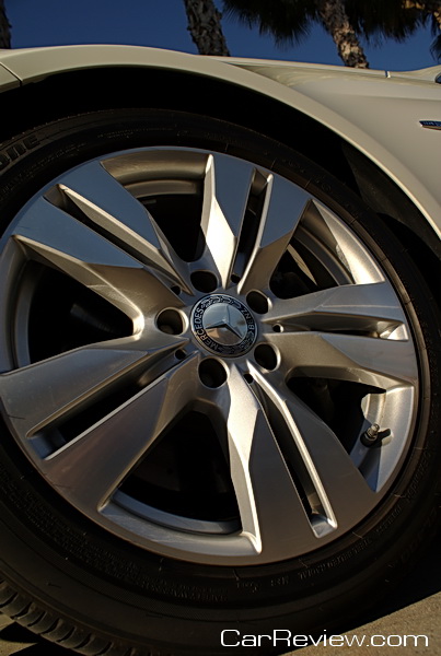 17" split 5-spoke alloy wheels w/245/45-17 tires