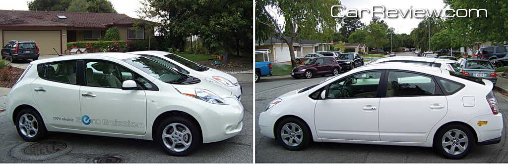 2011 Nissan LEAF vs. Toyota Prius