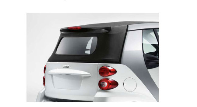 smart fortwo Passion Cabriolet back window