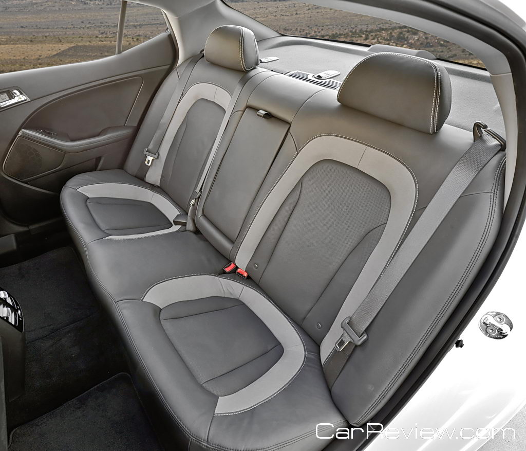Kia Optima Hybrid heated rear seats with optional leather trim
