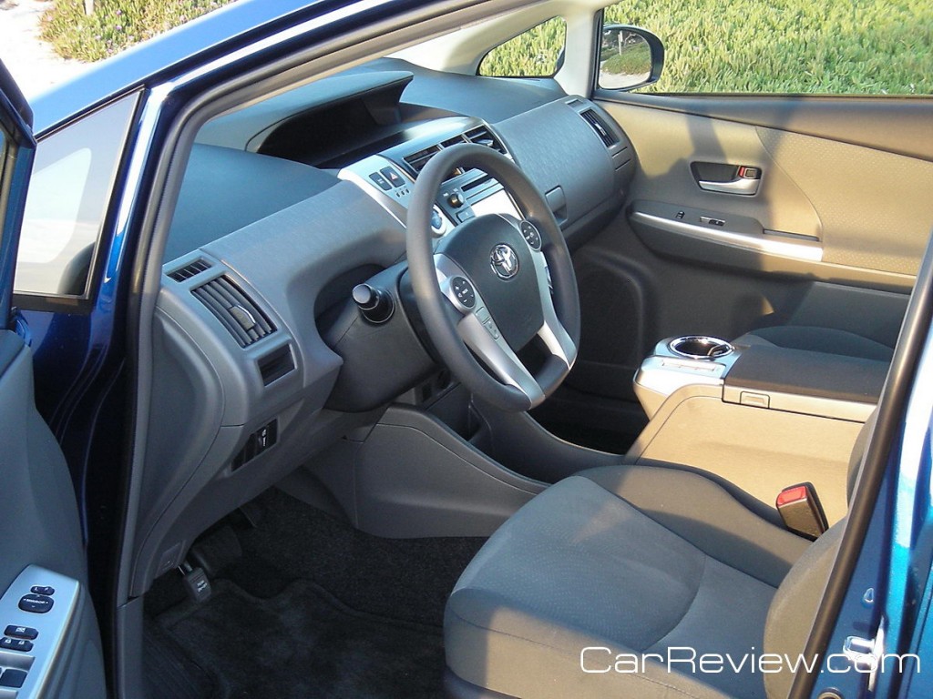 2012 Toyota Prius v interior