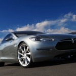 Tesla Model S Side Front