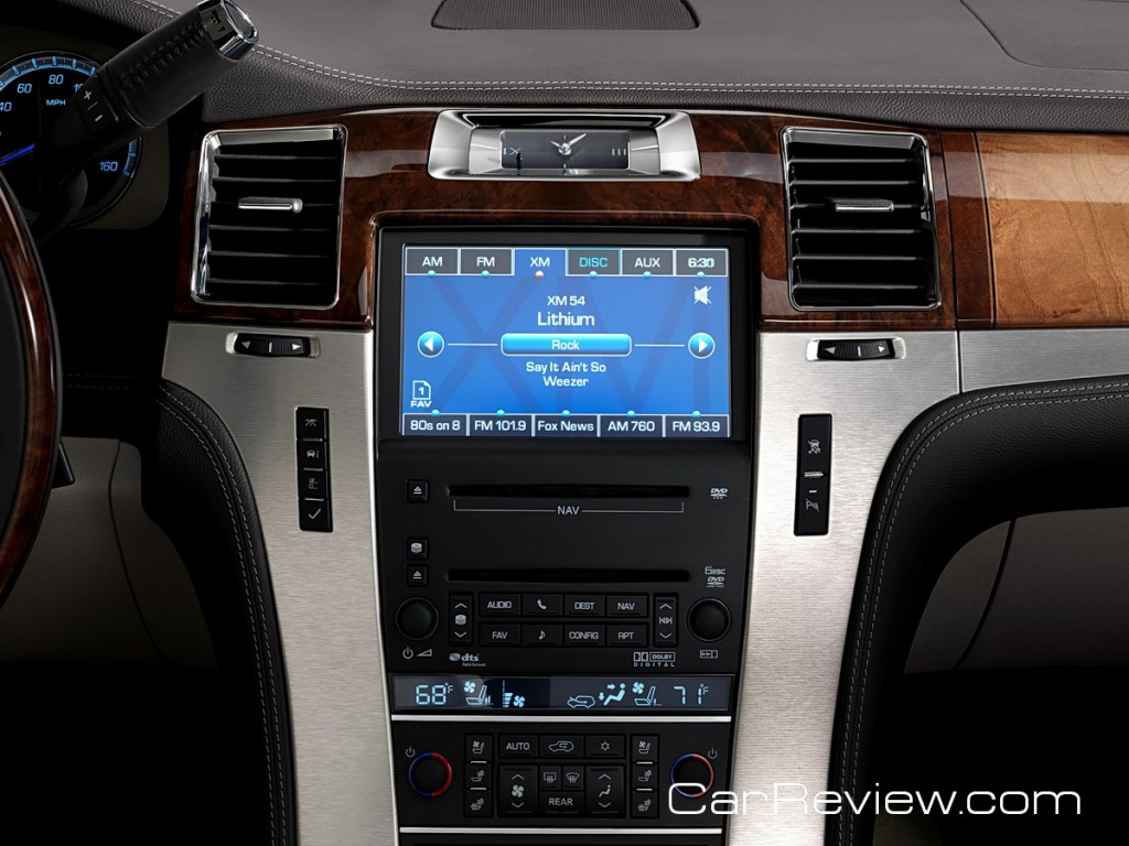 Cadillac Escalade infotainment display