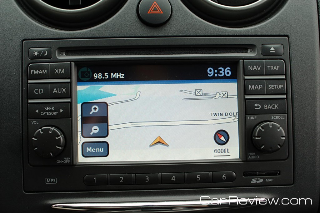 Nissan Navigation System with 5" color touch-screen monitor