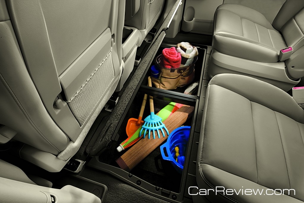 VW Routan - under floor storage bins