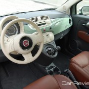 2012 Fiat 500 interior