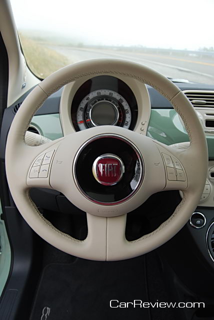 2012 Fiat 500 steering wheel