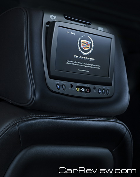 Cadillac Escalade rear seat DVD entertainment system