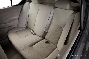 2012 Nissan Versa back seat