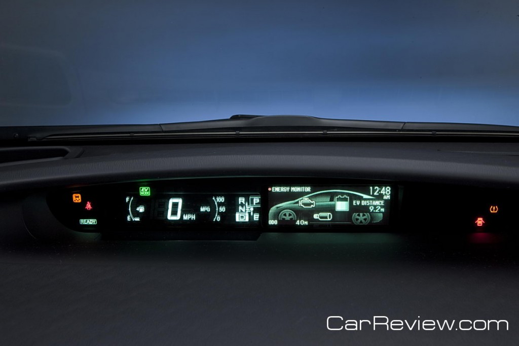 2012 Toyota Prius Plug-In energy monitor