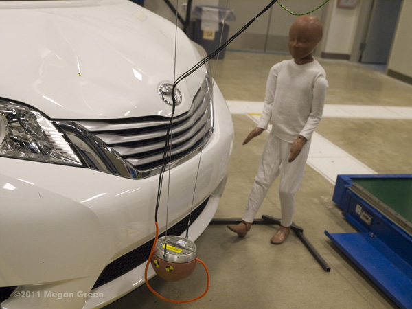 Toyota Technical Center - CSRC; child's head impact test