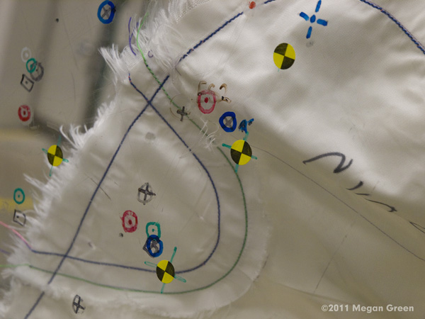 Toyota Technical Center - CSRC; Crash Test airbag detail