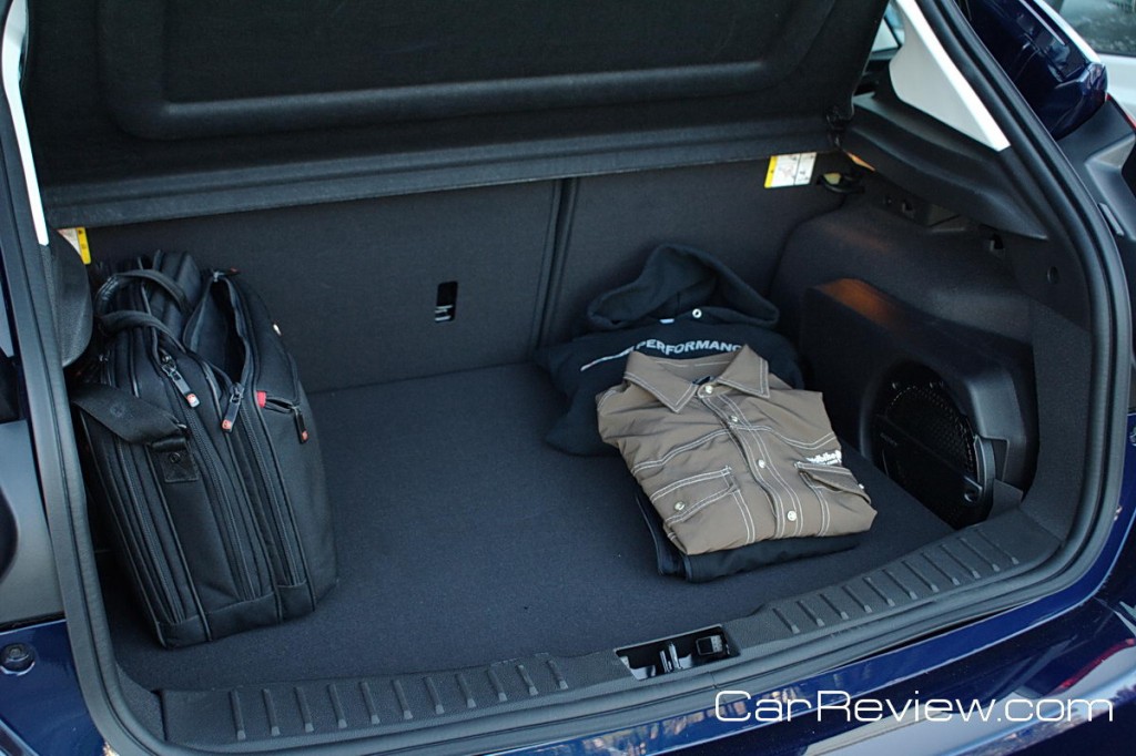 23.8 cubic feet of cargo space behind 2nd row seats