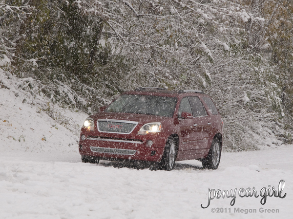 2012 GMC Acadia Denali Heavy Snow