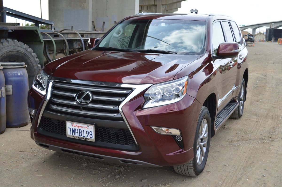 Lexus gx460 красный